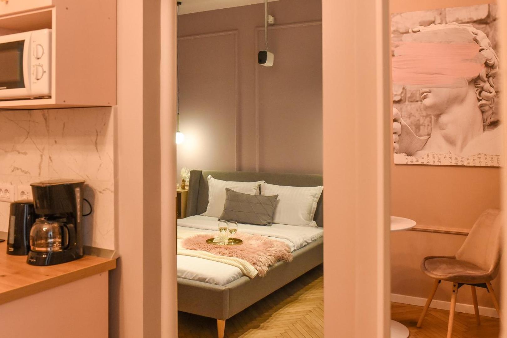 Modern Stay - Central Studios With Wall Projector Near Radisson 부쿠레슈티 객실 사진